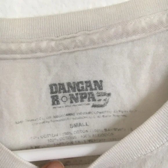 Dangan Ronpa White T Shirt - Size Small - Picture 5 of 11